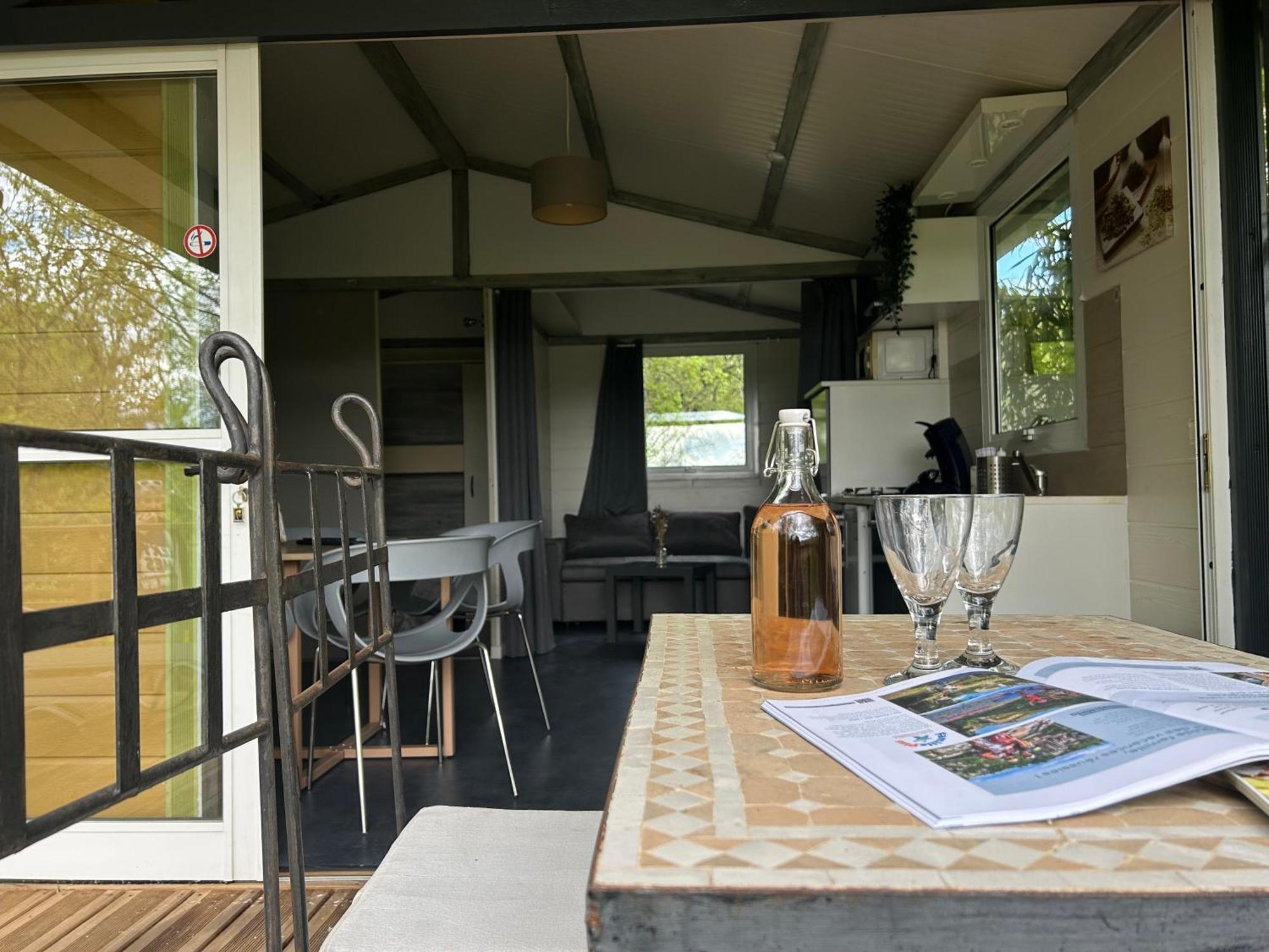 Les Chalets De Labeaume Buitenkant foto